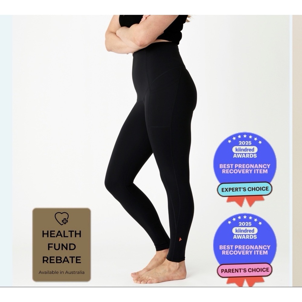 TheRY The Restorer Postpartum Compression Support Leggings SZ L Womens $179